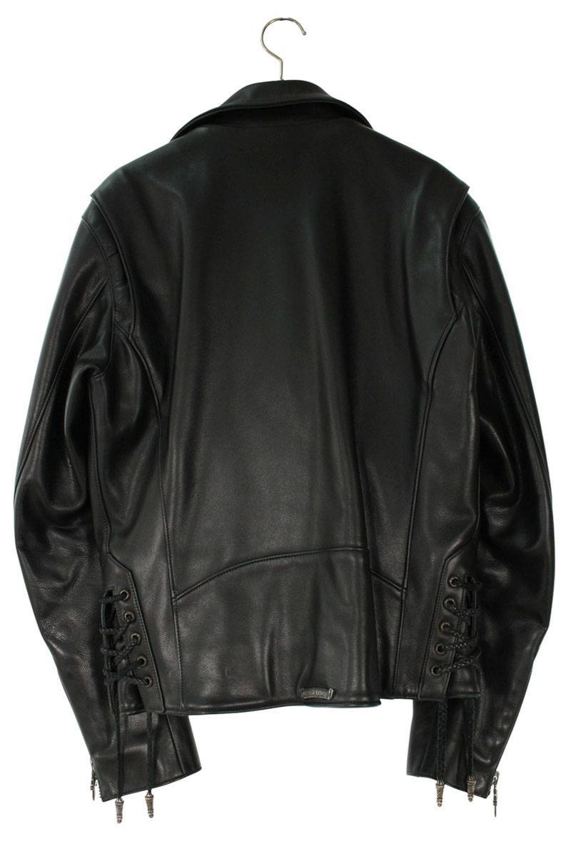 クロムハーツ レザージャケット サイズ:L JJ DEAN JJディーン ダガージップライダースレザージャケット 中古 OS06_画像2