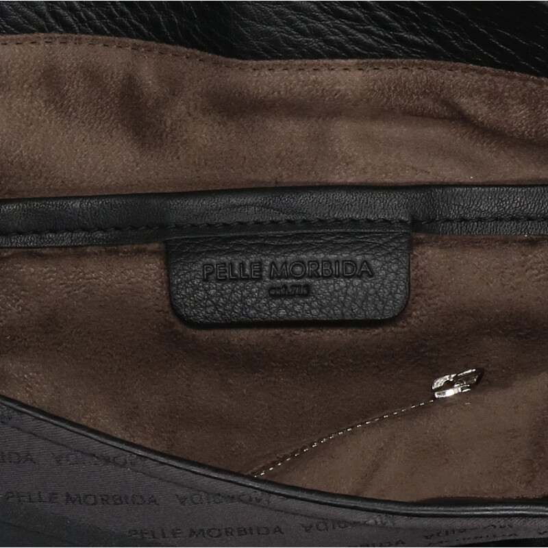 ペッレモルビダ Firenze シュリンプレザーフラップトートバッグ 中古 BS99_画像3