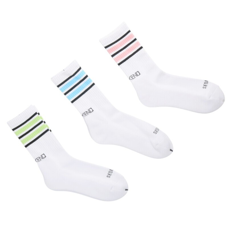 si-k L размер :US6~9 25SS WE-25SS-SO-02 WEEKEND Logo принт носки б/у BS99