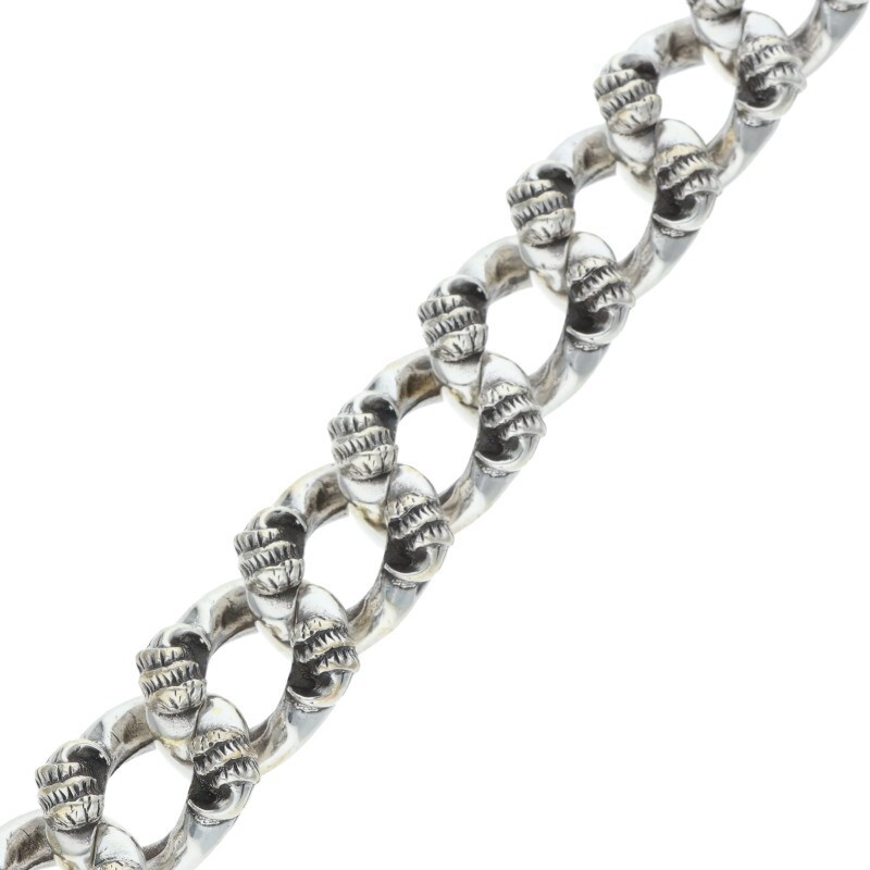 クロムハーツ サイズ:12LINK BOX ID CROW ボックスIDクロウ シルバーブレスレット 中古 SS07_画像5