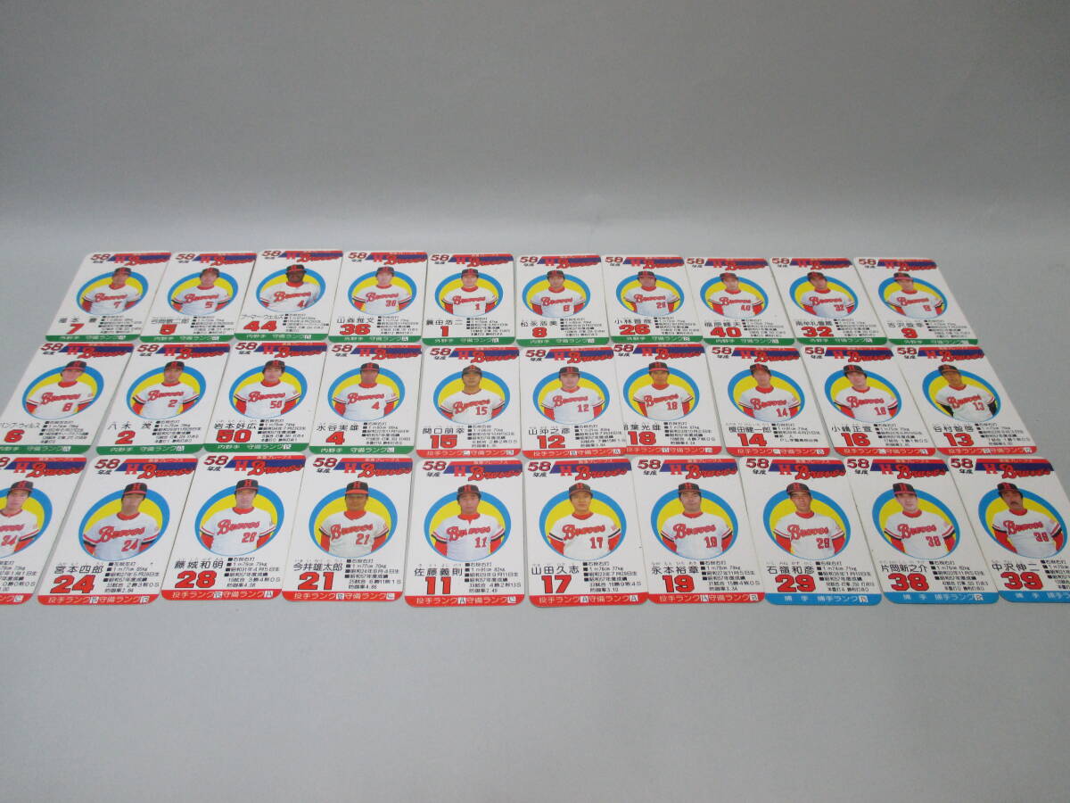  Takara |58 года выпуск Pro бейсбол лампочка . другой игрок карта . внезапный пятно -bs