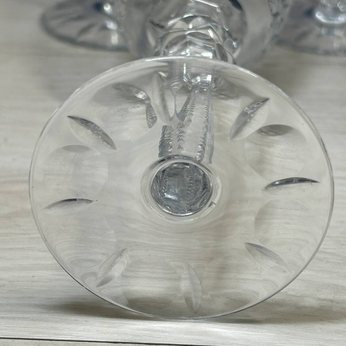 【YH-4151】未使用 HUNGARY Crystal GLASS Collection ハンガリー クリスタル グラス コレクション ガラス 工芸 フラワーベース 3箱 計6客_画像6