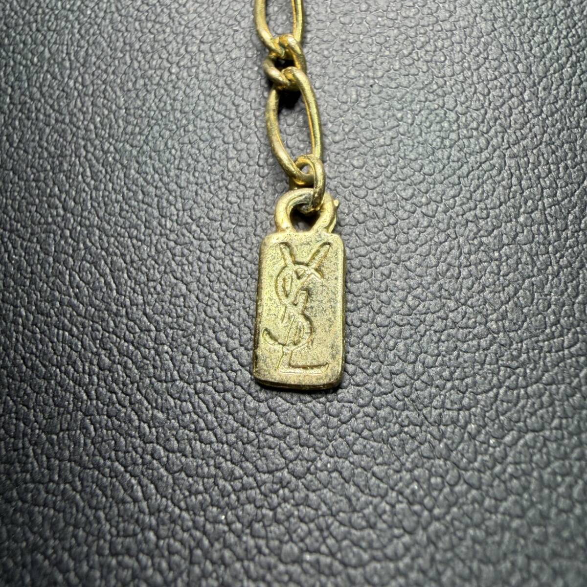 【YH-4192】保管品 Yves Saint Laurent イヴサンローラン ネックレス ペンダントトップ YSL ゴールド ネックレス アクセサリー ジュエリー _画像7