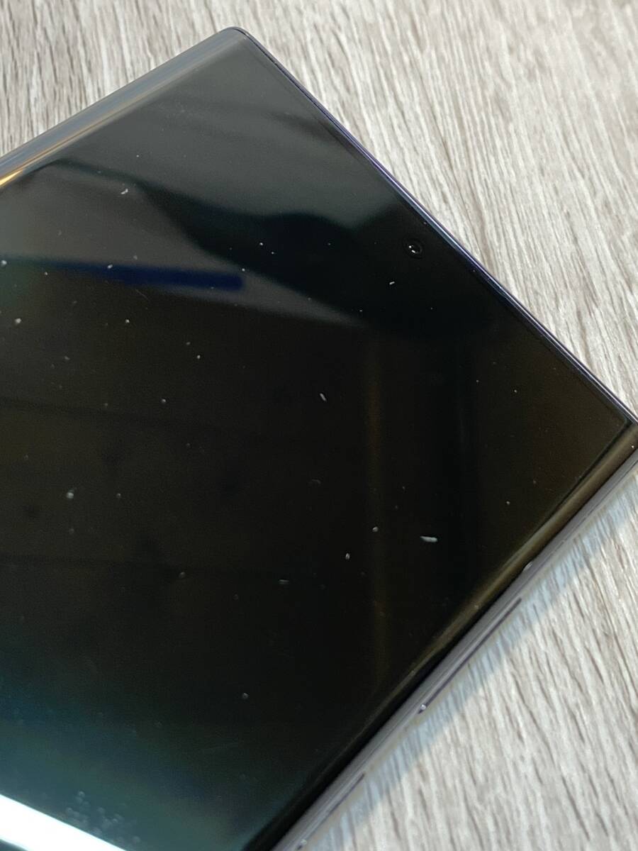 【YH-4182】中古品 docomo ドコモ SC-52C SAMSUNG Galaxy S22 Ultra ファントムブラック 利用制限〇 付属品無し 動作品_画像5