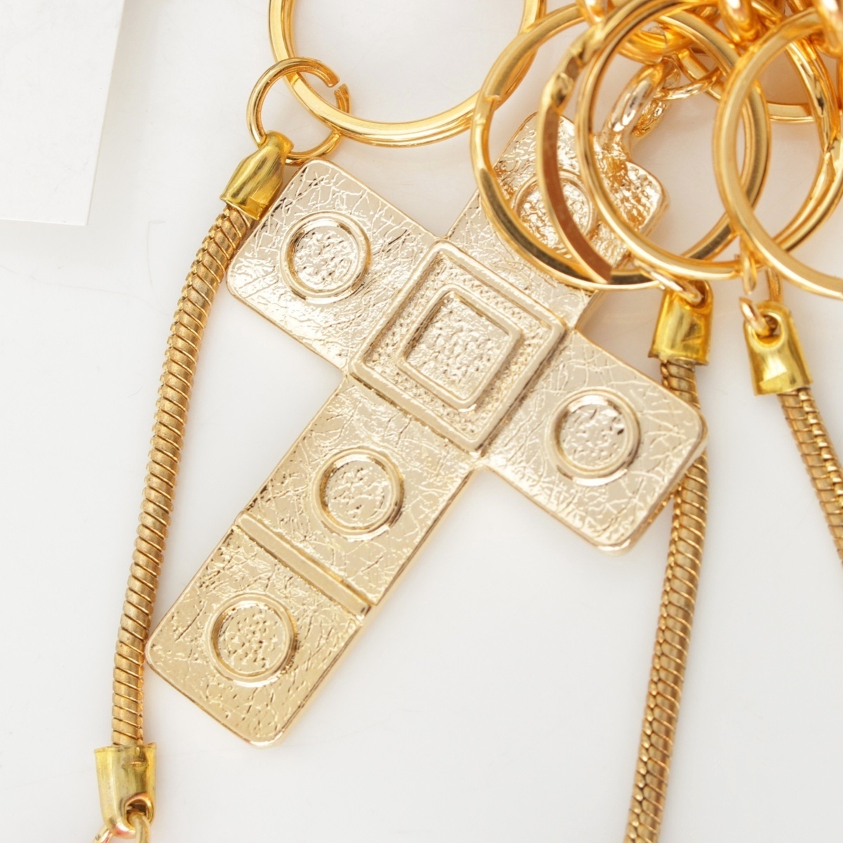 コムデギャルソンオムプリュス Judy Blame ジュディブレイム GP 兵隊 アクセサリー PO-K705-051-1-1 ピンク ゴールド【中古】_画像9