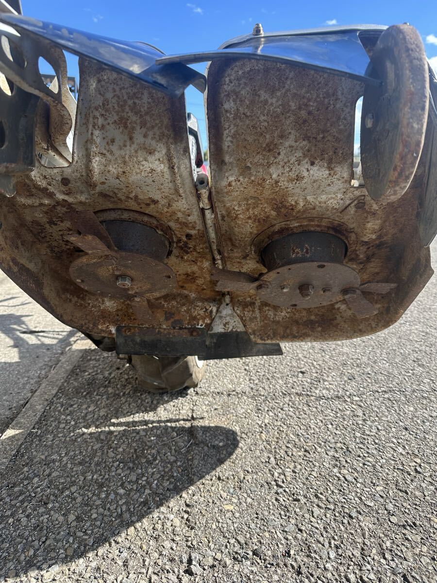 (動作確認済み)中古OLEC Wing Mower WM636A 2WDガソリンエンジン式溝刈り機、エンジンok!(発送可能)_画像7