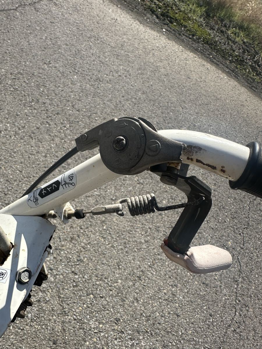 (動作確認済み)中古OLEC Wing Mower WM636A 2WDガソリンエンジン式溝刈り機、エンジンok!(発送可能)_画像10