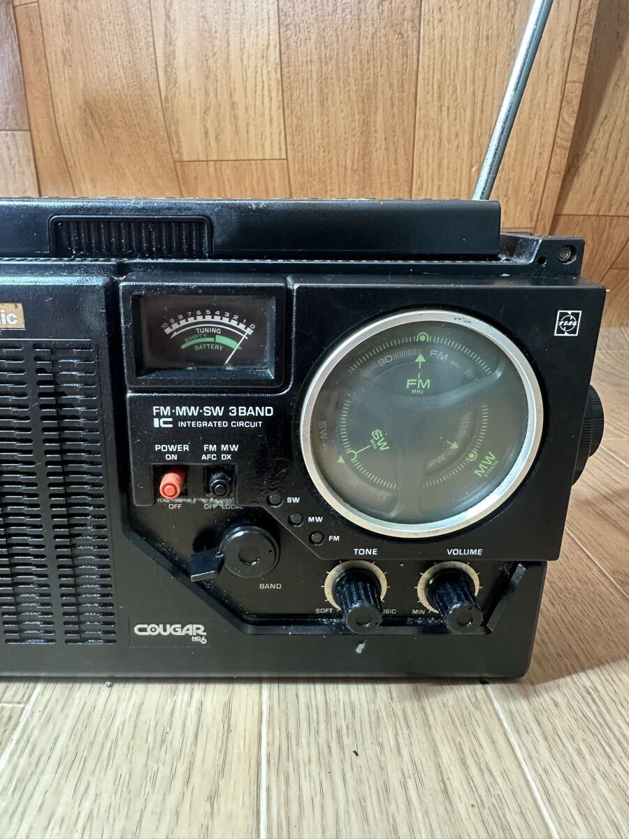 ( рабочее состояние подтверждено ) Vintage National Panasonic RF-855 COUGAR no.6 3 частота 9 транзистор короткие волны радио Showa Retro 