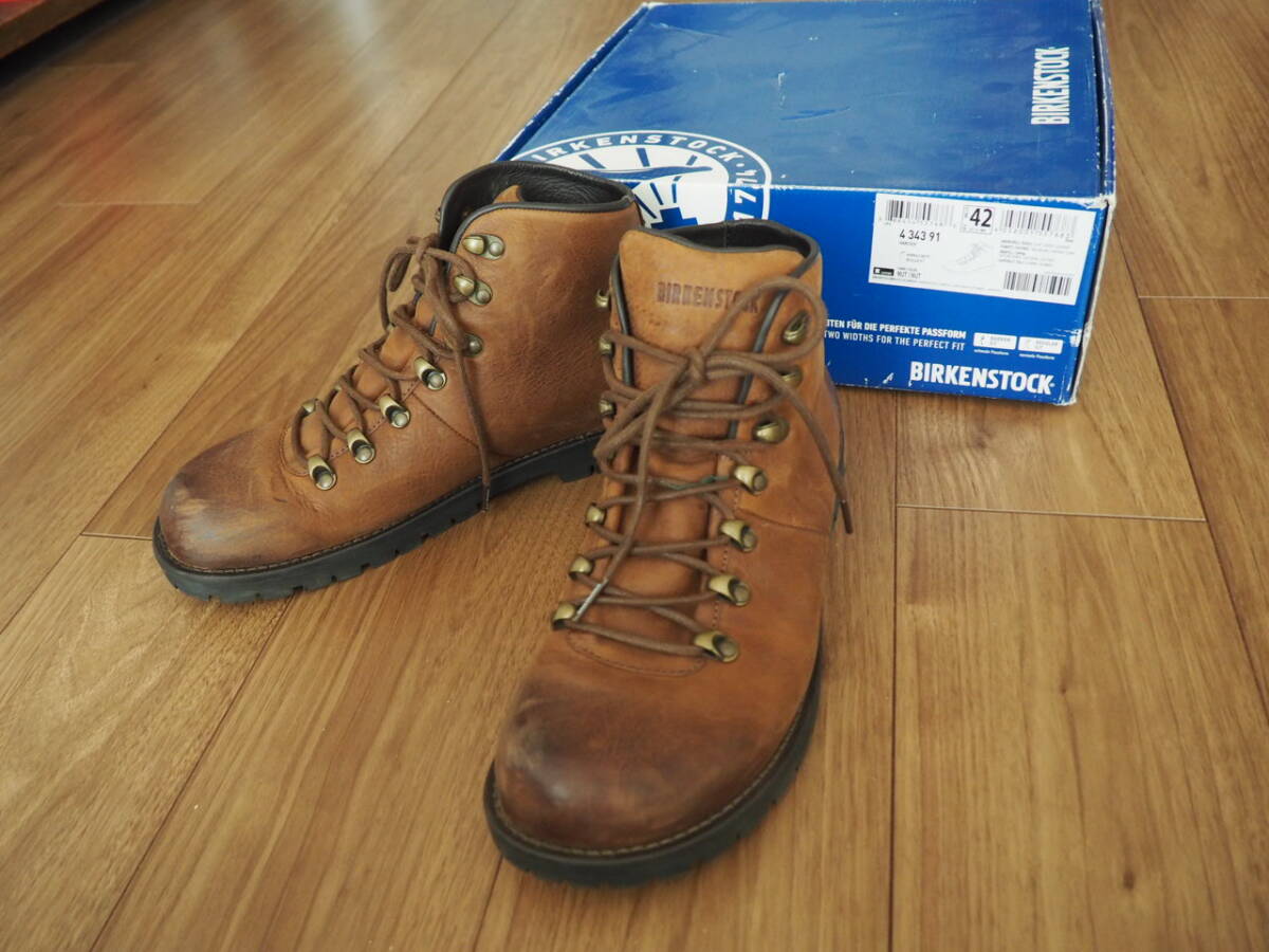 BIRKENSTOCK Birkenstock Hankook кожа mountain ботинки обувь 42 бесплатная доставка