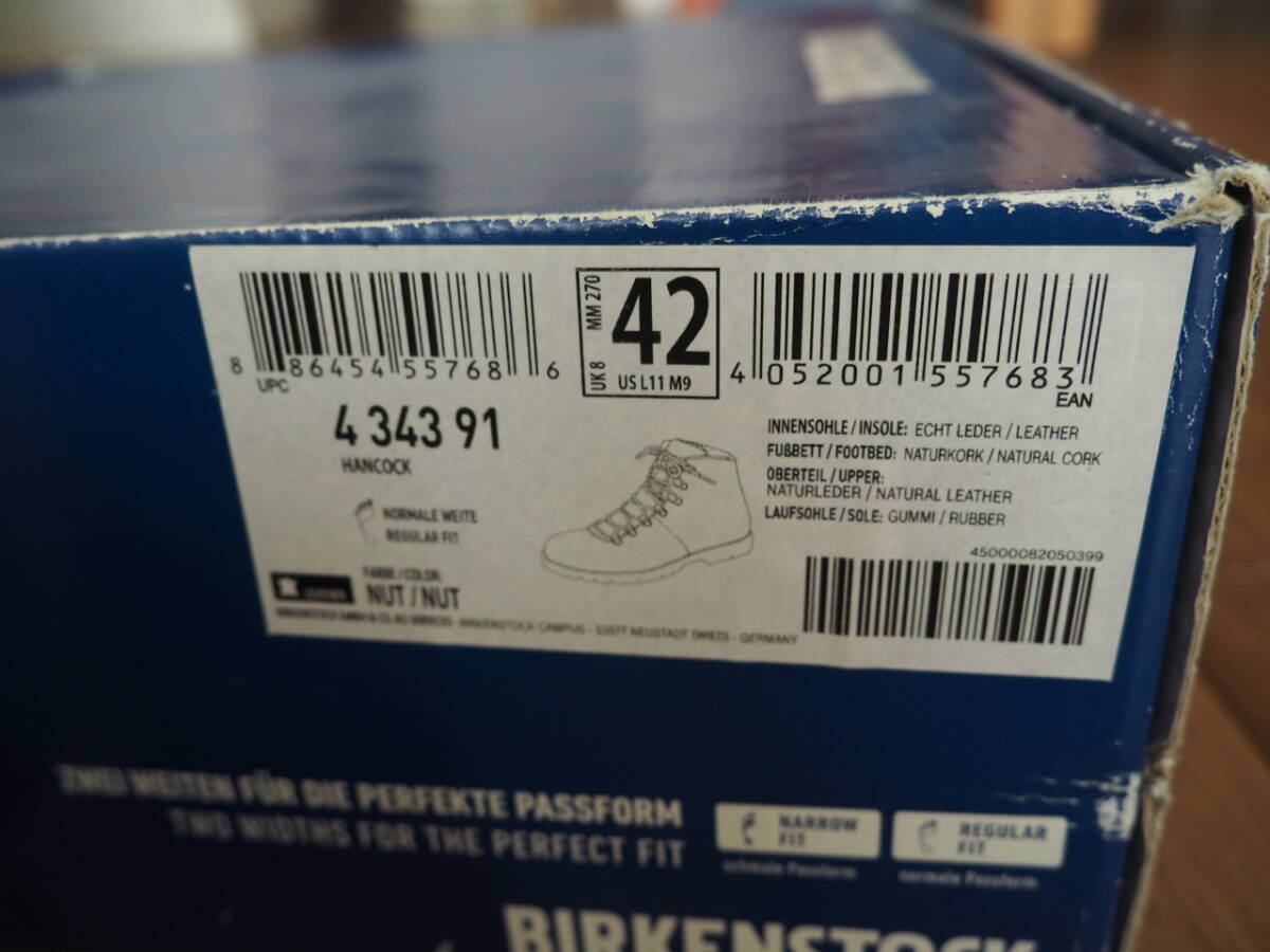 BIRKENSTOCK Birkenstock Hankook кожа mountain ботинки обувь 42 бесплатная доставка 