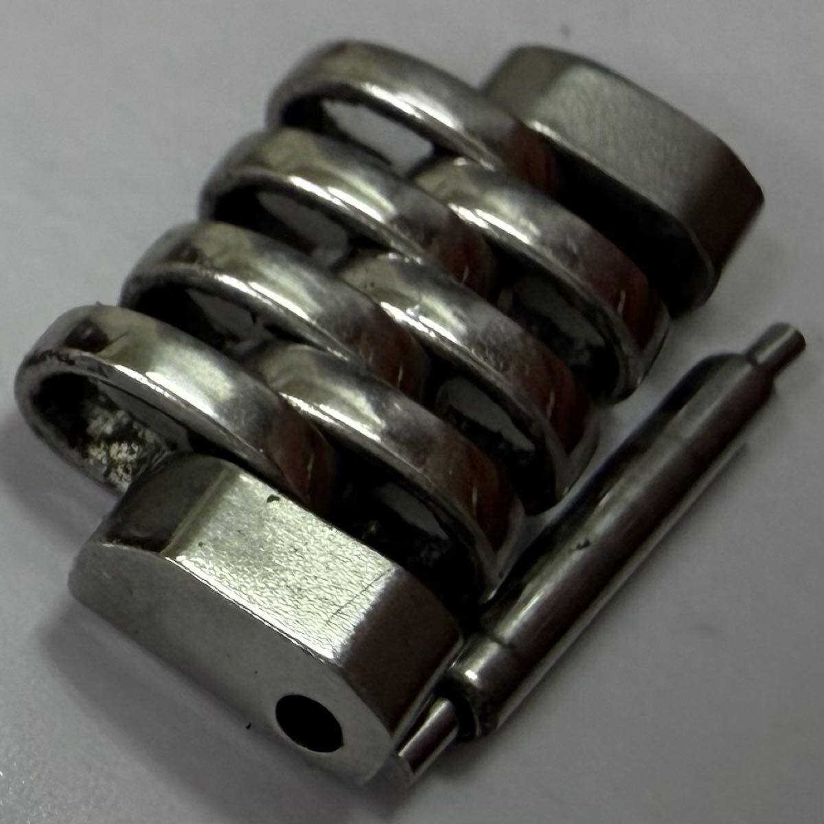 オメガ 1037 コマ 約16mm幅 OMEGA stainless steel bracelet parts こま 駒 114-1_画像3