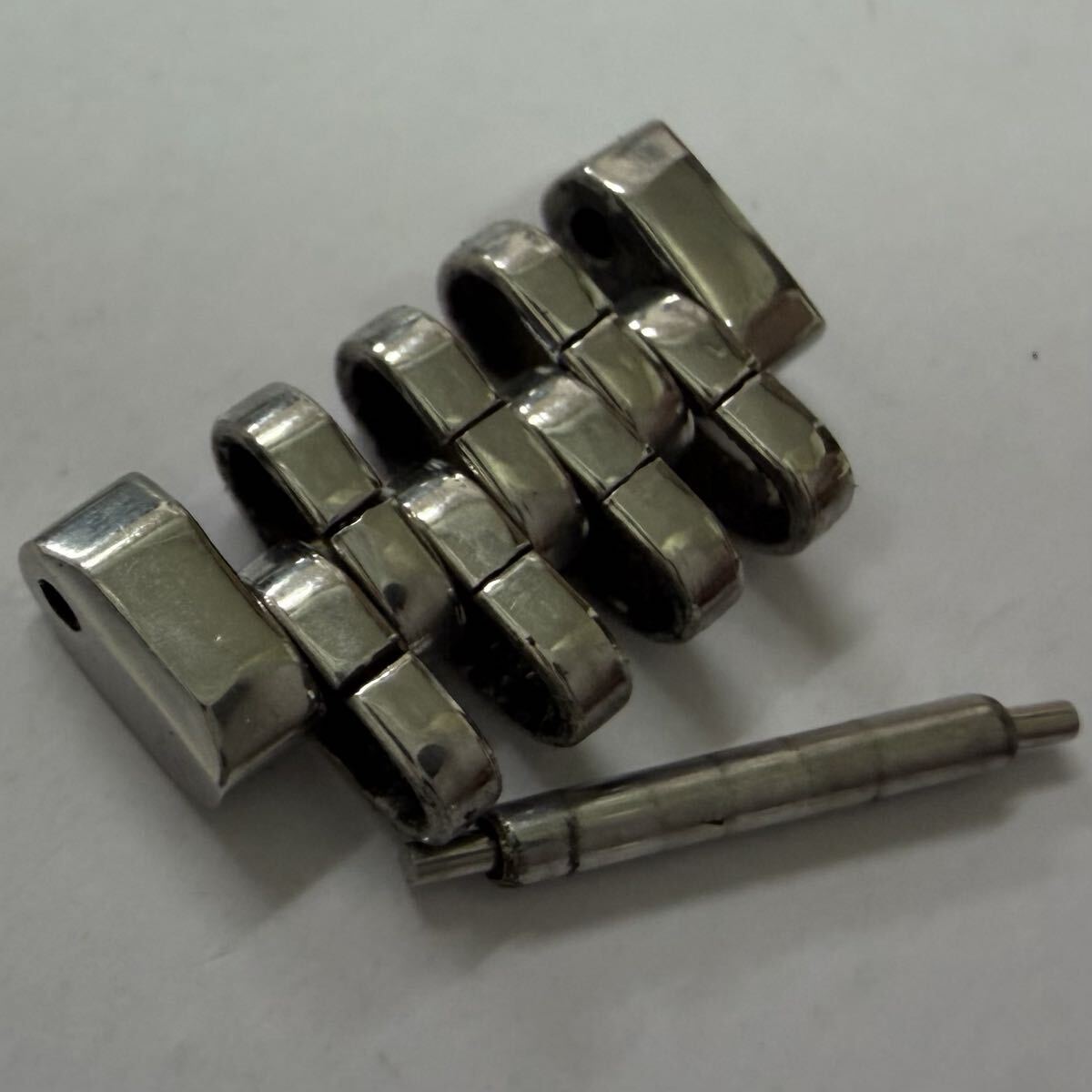 オメガ 1037 コマ 約16mm幅 OMEGA stainless steel bracelet parts こま 駒 114-1_画像4