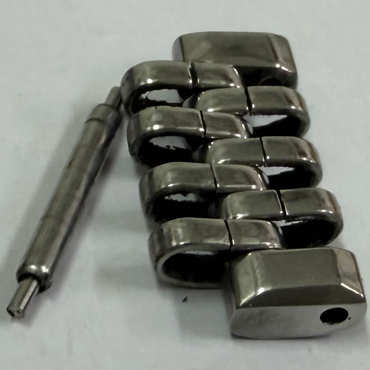 オメガ 1037 コマ 約16mm幅 OMEGA stainless steel bracelet parts こま 駒 114-1_画像5