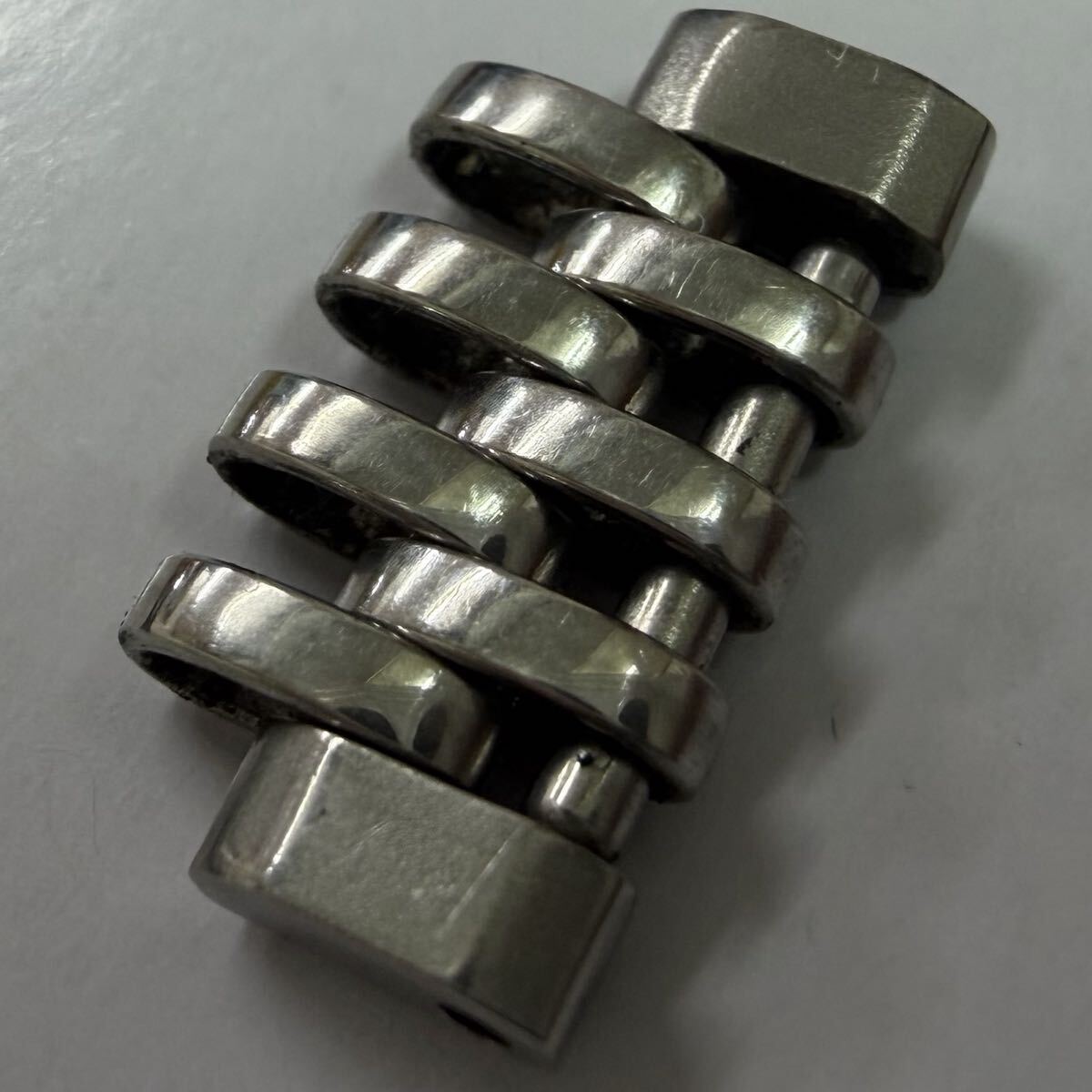 オメガ 1037 コマ 約16mm幅 OMEGA stainless steel bracelet parts こま 駒 114-1_画像10