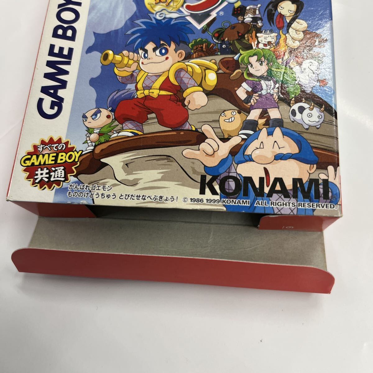 動作確認済★説明書なし★GBC ゲームボーイカラー ソフト　GBソフト　がんばれゴエモン もののけ道中 飛び出せ鍋奉行!_画像5