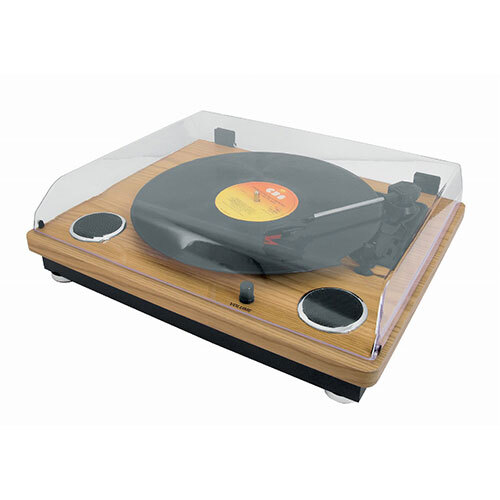 WINTECH スピーカー内蔵レコードプレーヤー KRP-206S_画像2