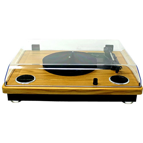 WINTECH スピーカー内蔵レコードプレーヤー KRP-206S_画像3