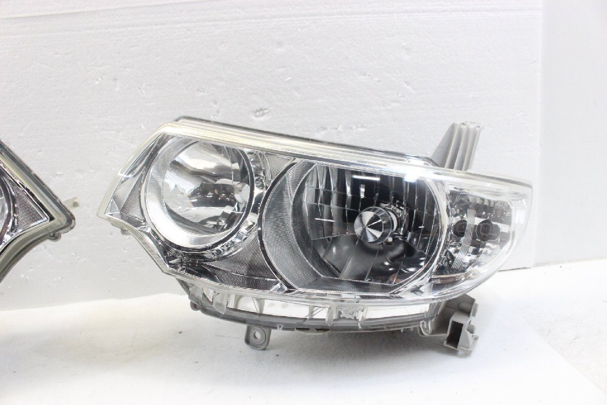 美品 タント カスタム L375S ヘッドライト 左右 セット キセノン HID レベ付 コイト 100-51944 刻印A 374984-374985_画像2