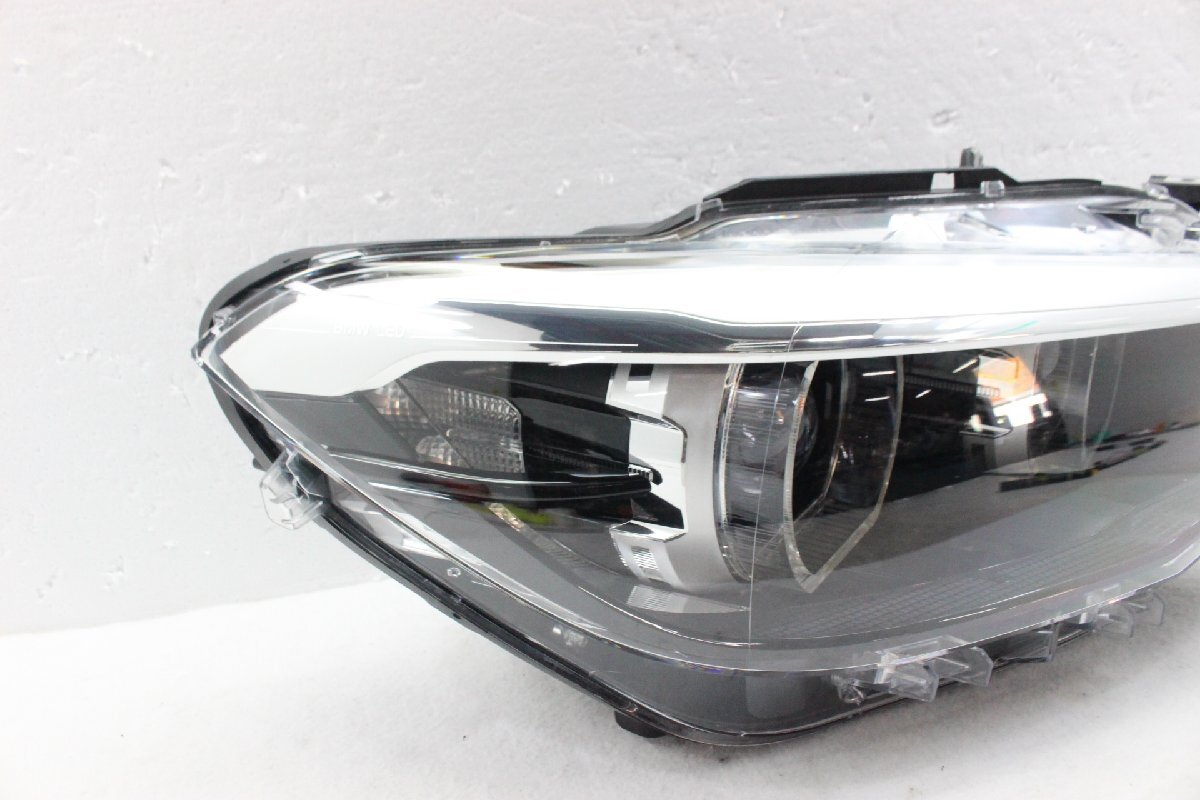 美品/破損無　BMW　1シリーズ　F20　LED　ヘッドライト　右　右側　A8749262401　7492624-01　375262_画像4