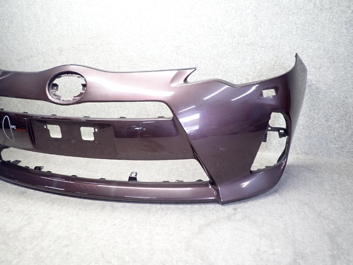 アクア NHP10 前期 純正 フロントバンパー 9AH パープル系 52119-52620 372964_画像2
