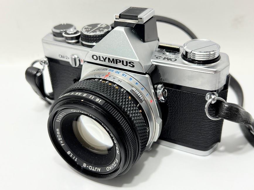1円～ OLYMPUS オリンパス OM-2N ボディ レンズ OM-SYSTEM F.ZUIKO AUTO-S F1.8 50mm 一眼レフ フィルムカメラ 取扱説明書 ケース バッグ_画像2