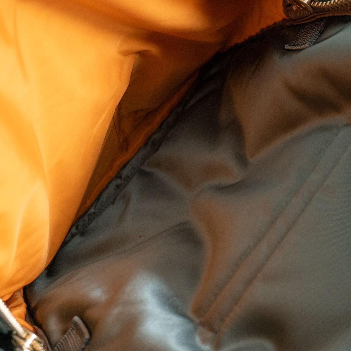 【極美品】PORTER 【タンカー リュック】ポーター セージグリーン バックパック デイパック TANKER BAG ナイロン 25110301_画像7