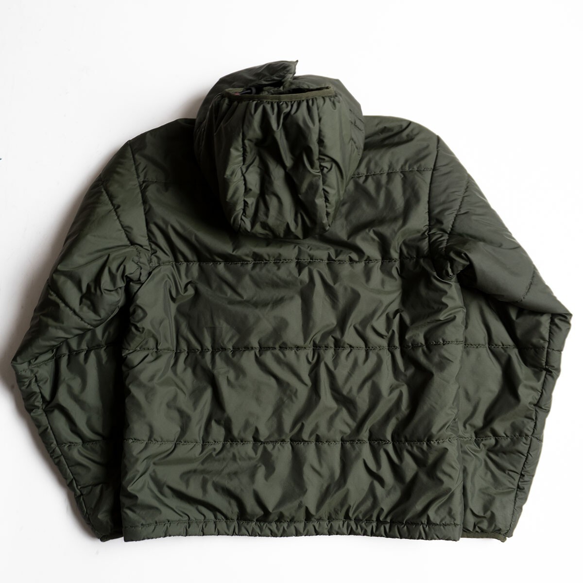 【希少カラー/00s】PATAGONIA【パフ ジャケット 83990F4】S パタゴニア オリーブグリーン ナイロン 25110431_画像2