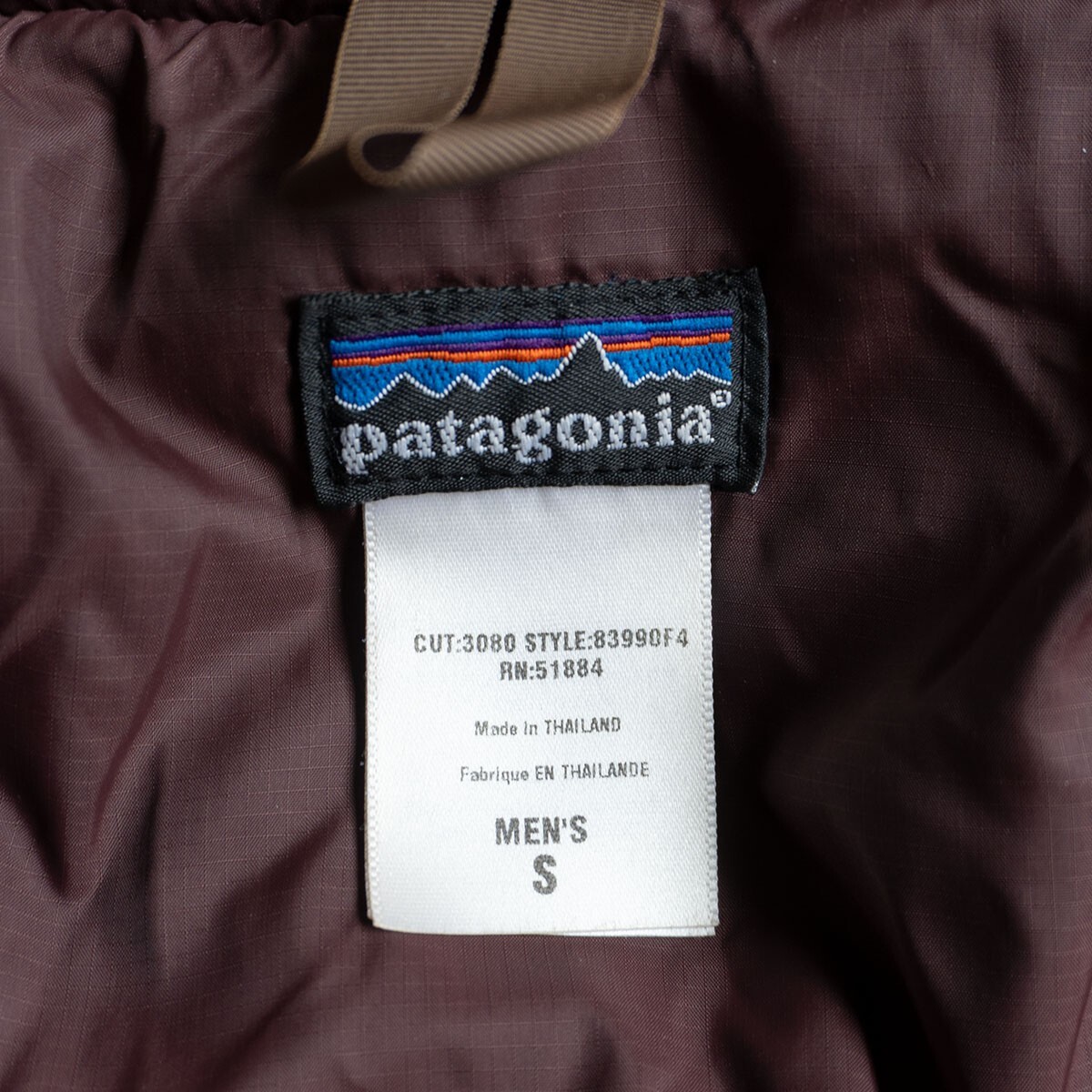 【希少カラー/00s】PATAGONIA【パフ ジャケット 83990F4】S パタゴニア オリーブグリーン ナイロン 25110431_画像3