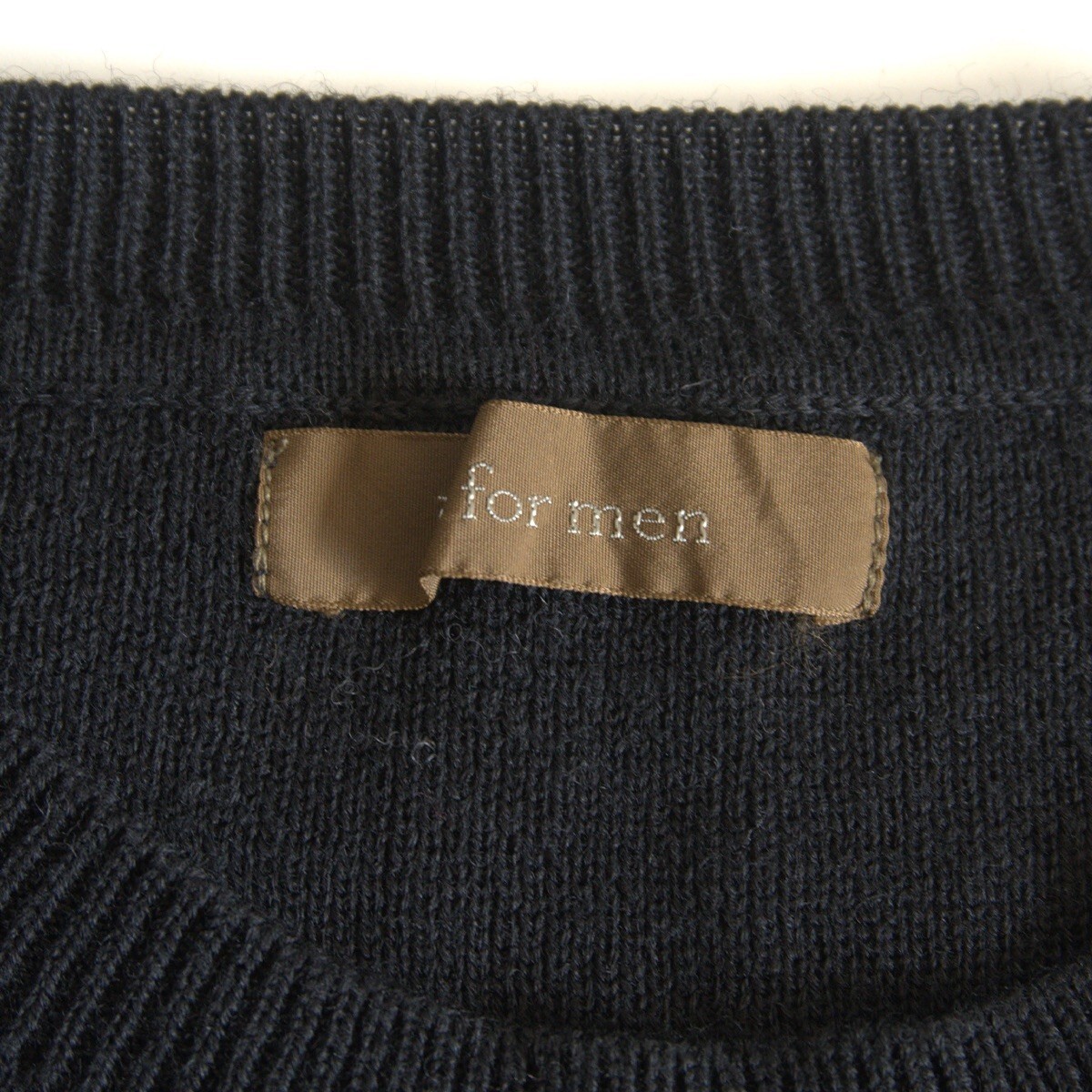 【美品】Y's for men【サイドスリット ウール ニット】 YOHJI YAMAMOTO ヨウジヤマモト ワイズフォーメン ブラック 25110434_画像2