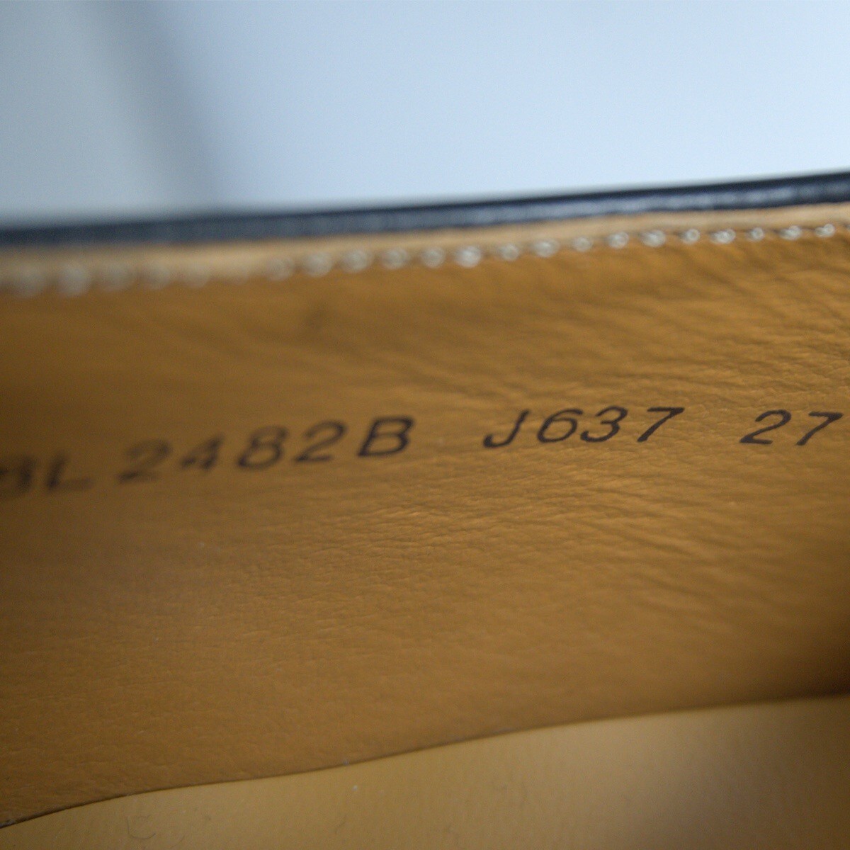 【美品】REGAL【ストレートチップ レザーシューズ】27cm リーガル ブラック ビジネスシューズ 革靴 日本製 25110772_画像8