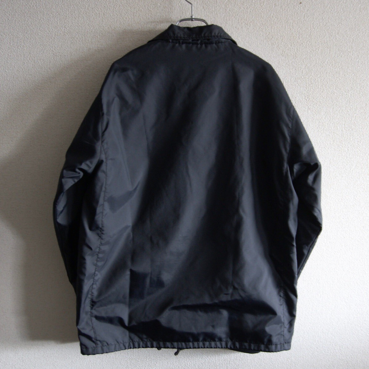 【美品】CHAMPION【ナイロン コーチ ジャケット】L ブラック チャンピオン 25110774_画像2