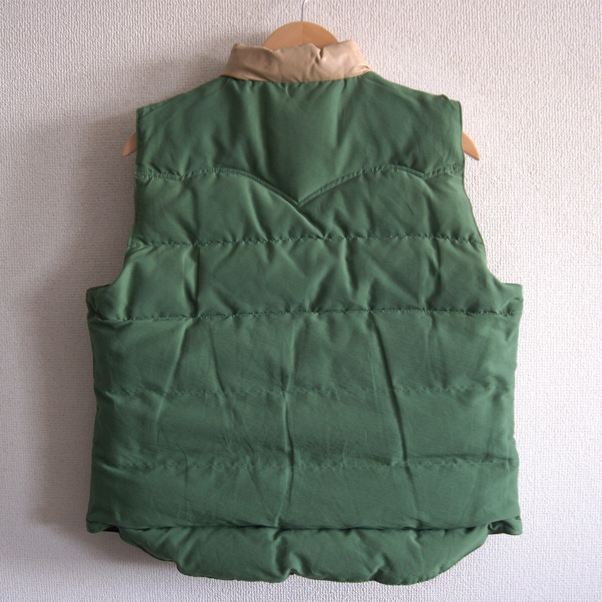 【美品】STUDIO D’ARTISAN【リバーシブル レザー ダウンベスト】M ステュディオ ダルチザン 25110742_画像4