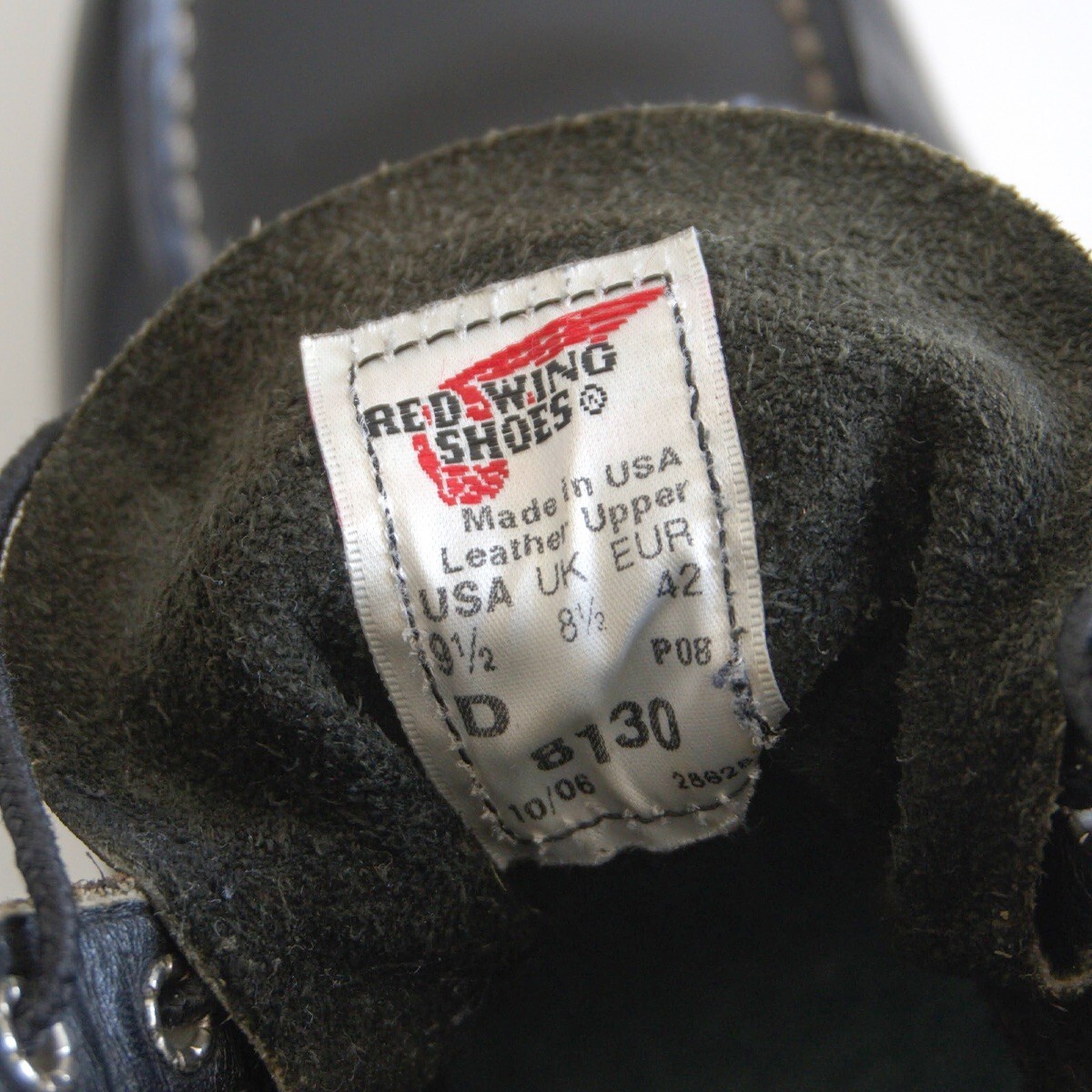 【雰囲気抜群】REDWING【8130 IRISH SETTER MOC-TOE BOOTS】US9.5D 6インチ モックトゥ ブーツ レッドウィング USA製 s2511096_画像7