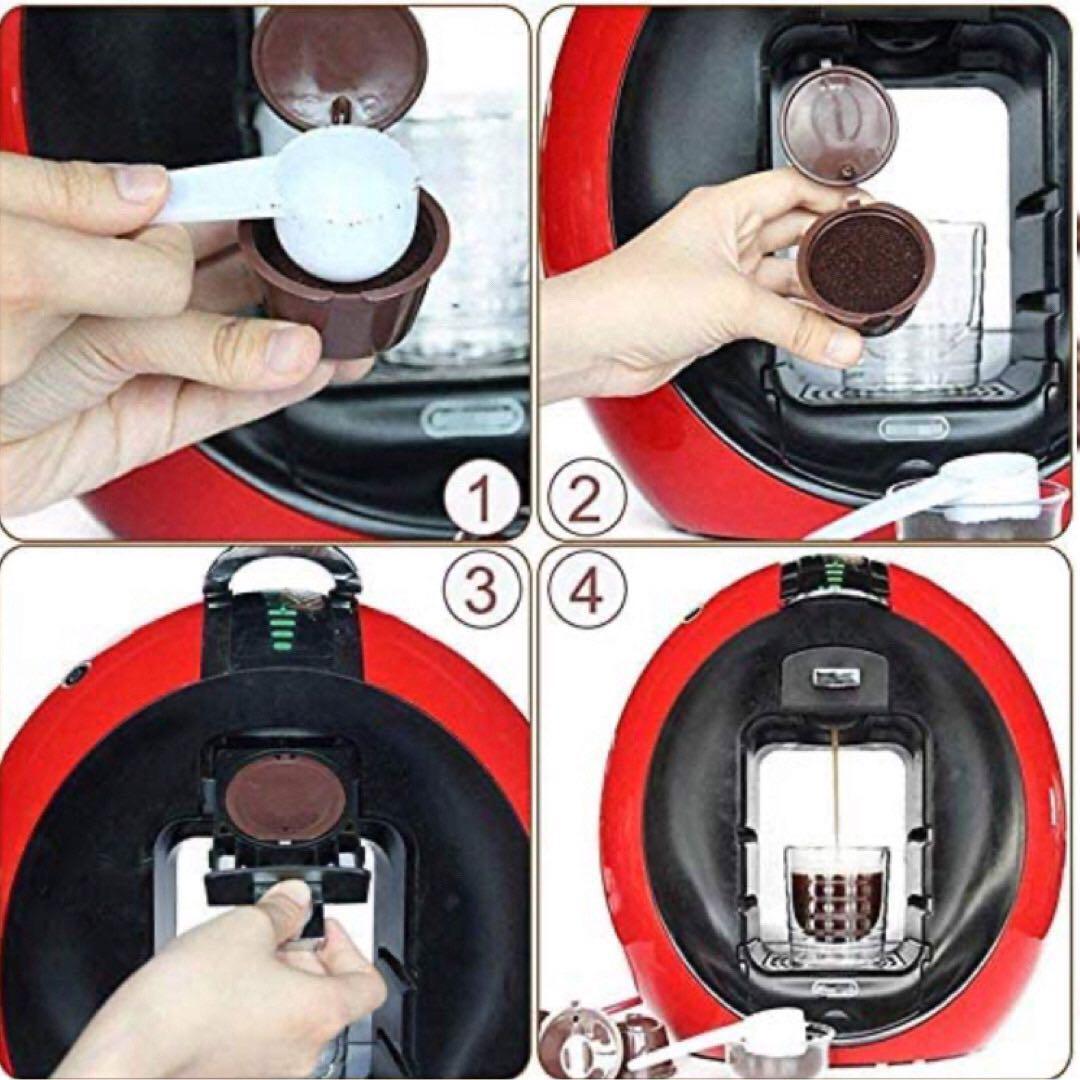 【土曜終了】ドルチェグスト専用 詰め替えカプセル コーヒーカプセル 再利用可能 2個セット_画像3