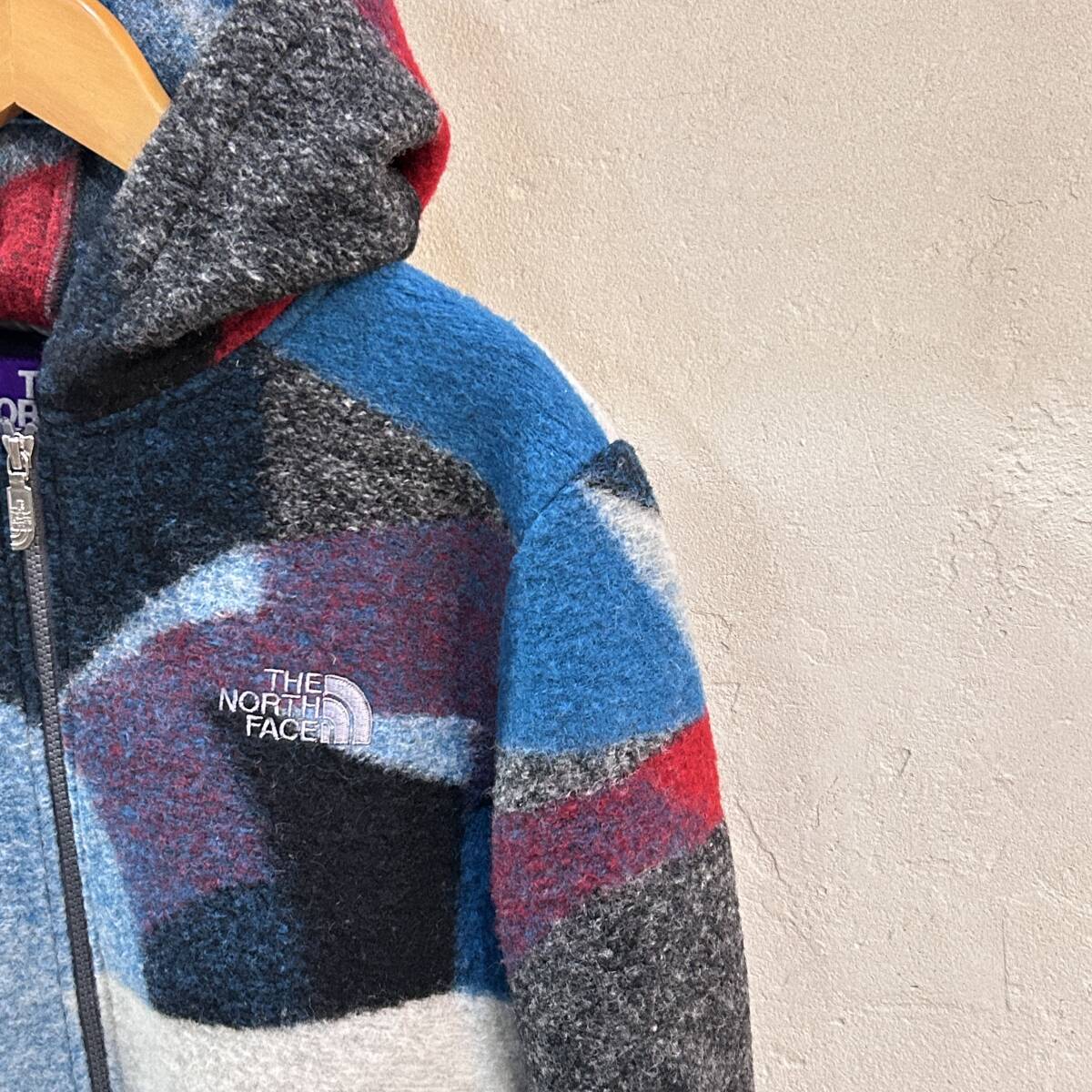 M29 THE NORTH FACE / ザノースフェイス NA2256N ウールジップパーカー マルチカラー レディース Mサイズ USED_画像3