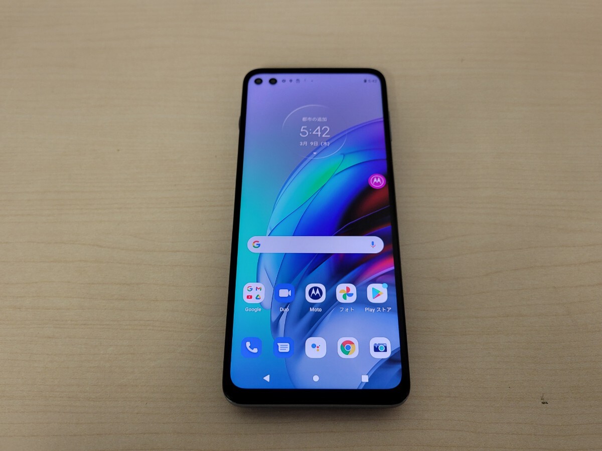 ■美品 motorola moto g100 　SIMフリー XT2154-4 128GB_画像1