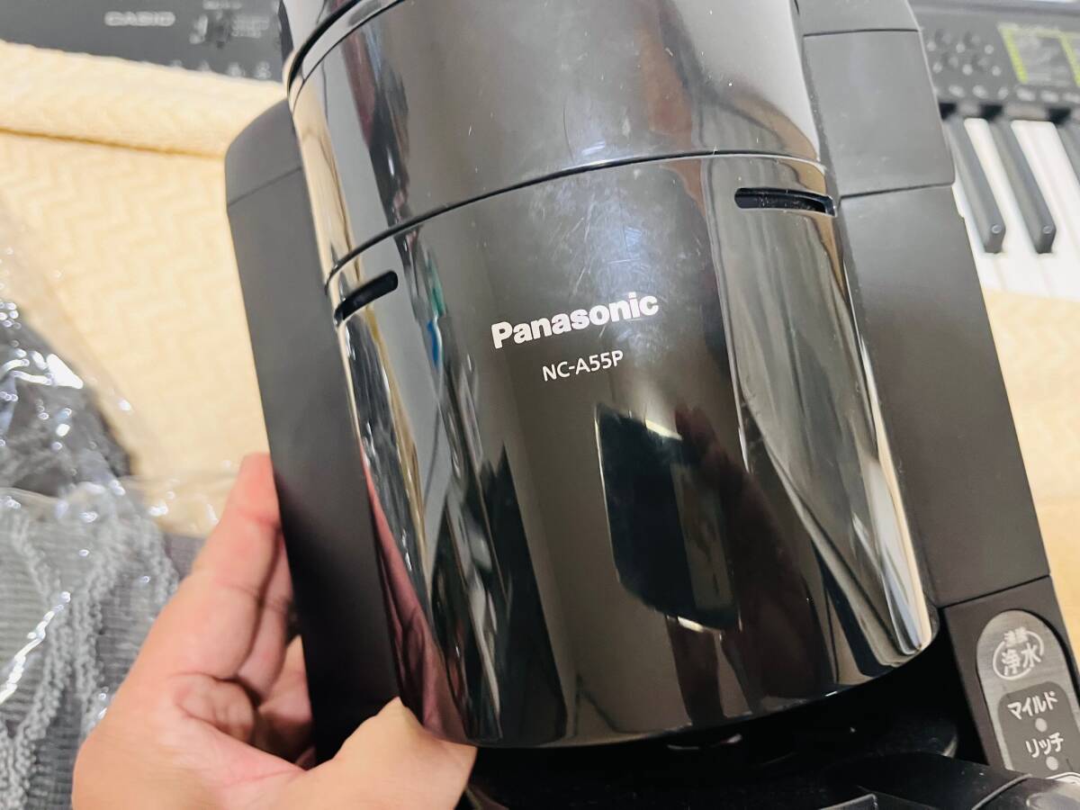 沸騰浄水コーヒーメーカー NC-A55-K (ブラック)中古_画像3