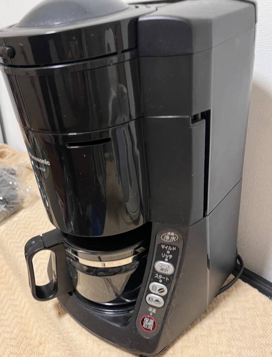 沸騰浄水コーヒーメーカー NC-A55-K (ブラック)中古_画像1