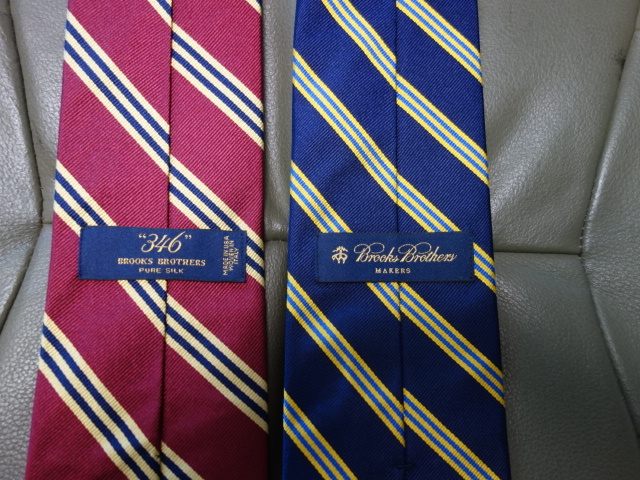 ★Brooks Brothers★レジメンタルストライプのネクタイ★USA購入★USED・美品★送料無料_画像3