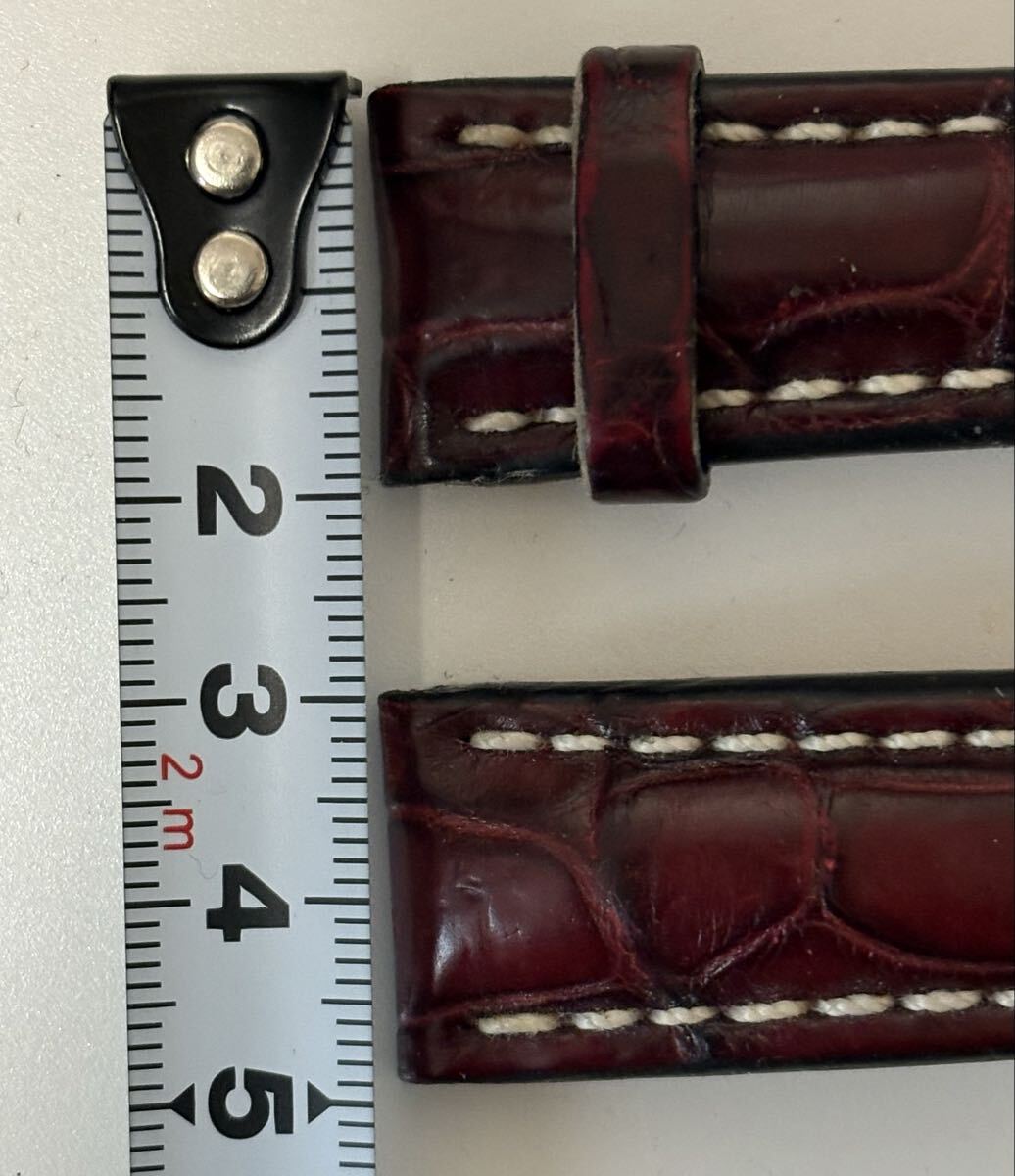 ブライトリング　アリゲーター革ベルト_画像3