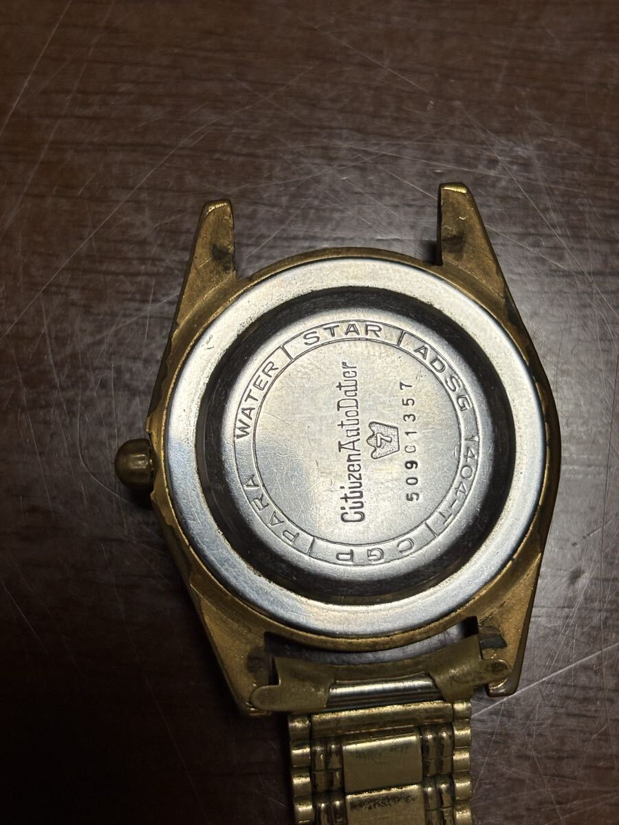 シチズン オートデータ　 自動巻き 稼働品_画像3