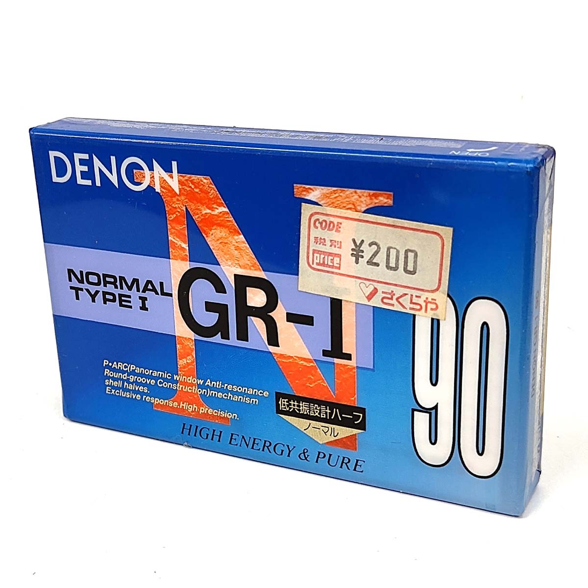  кассетная лента 90 минут ×6 шт комплект *DENON GR-I NORMAL TYPEI 4988001663225 номер товара GR-1 90U* не использовался нераспечатанный течение времени товар Junk гарантия работы нет 