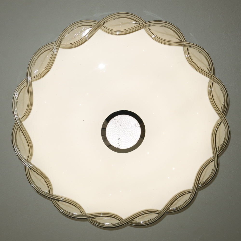 【LED付き！】 新品 綺麗なデザイン アクリル シーリングライト リモコン付 LED 調光＆調色タイプ PSE認定 送料無料 おしゃれ 子供部屋_画像4