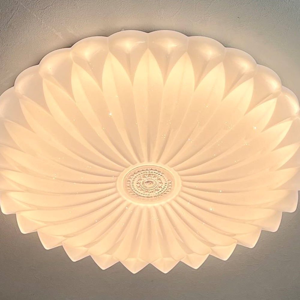 【LED付き】 新品 シーリングライト リモコン付 LED 調光＆調色タイプ PSE認定 綺麗なデザイン 送料無料 led 安い 北欧 アンティーク_画像6