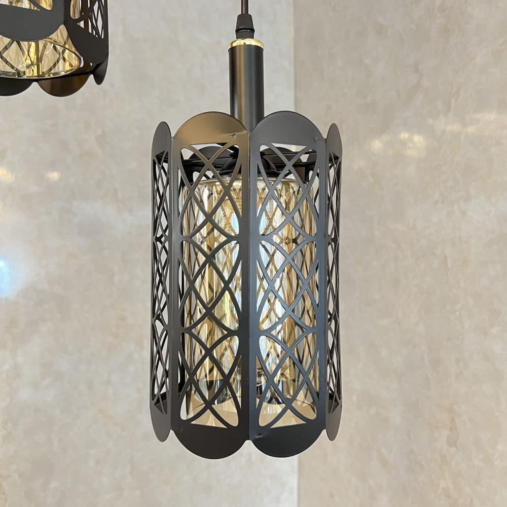 【LED付き！】引掛けシーリング対応 ペンダントライト led 照明 照明器具 天井直付 シンプル 安い おしゃれ ブラック ガラス 吹き抜け 階段_画像9