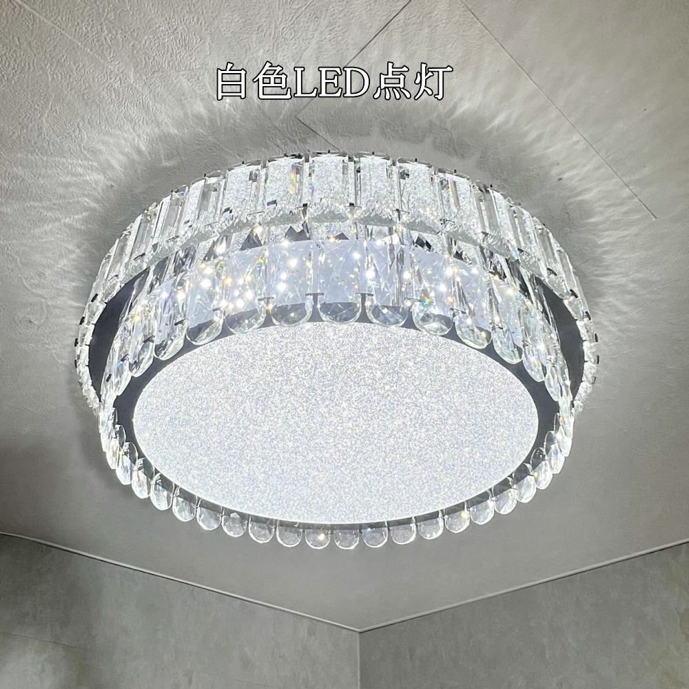 【LED付き！】クリスタルシャンデリア 調光＆調色 リモコン付 LED リビング モダン 照明 天井照明 安い おしゃれ 直灯 洋室 6畳 8畳 豪華_画像8