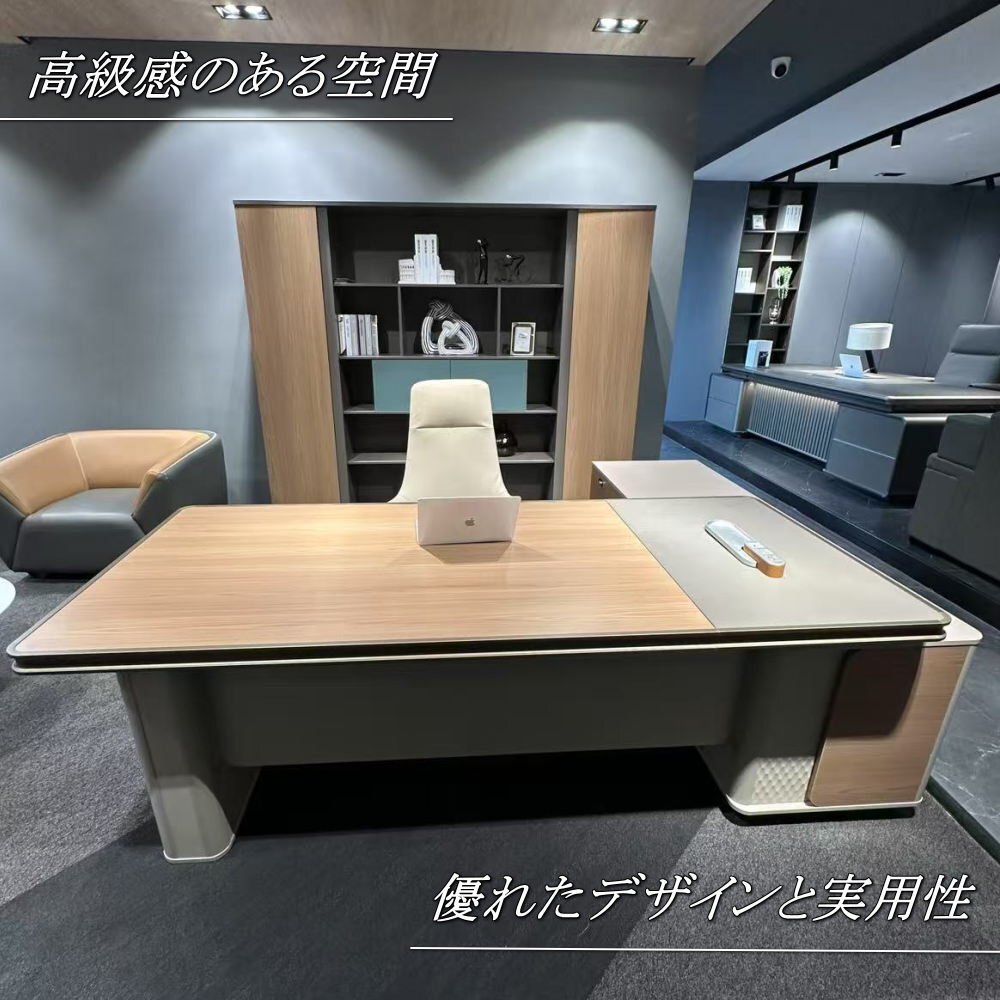 [ бесплатная доставка ] роскошный! новый товар большой высококлассный владелец стол компьютерный стол фирма длина стол фирма длина стол executive стол President стол PC стол 