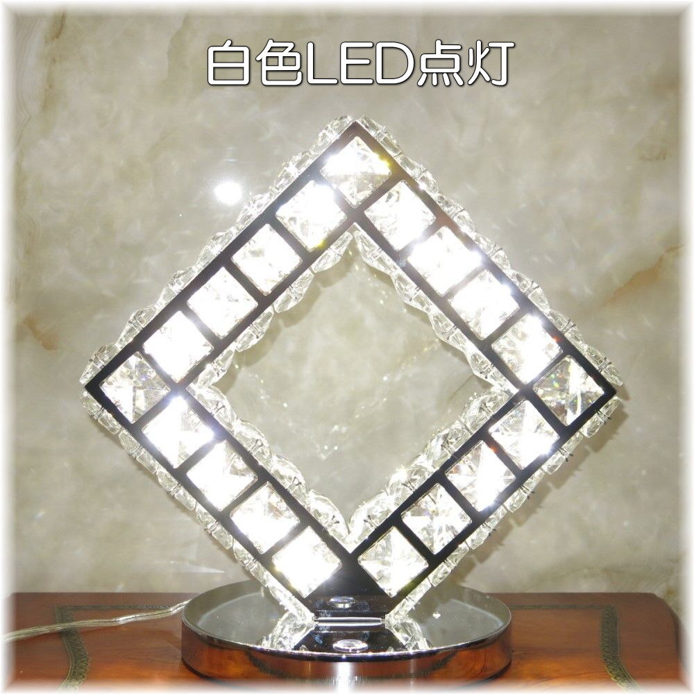 [ бесплатная доставка!]* очень дешево быстрое решение!* новый товар простой дизайн роскошный crystal LED имеется настольная подставка . цвет & белый цвет модель 