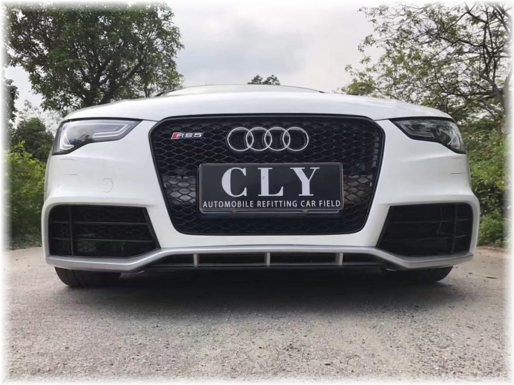 ☆2012～2015 アウディ A5/S5用☆RS5Lookウレタン製フロントバンパー＆RSグリル＆リップスポイラーset☆A5/S5/RS5・新品 エアロ_画像3