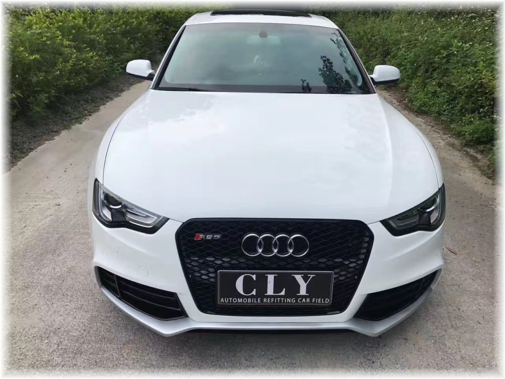 ☆2012～2015 アウディ A5/S5用☆RS5Lookウレタン製フロントバンパー＆RSグリル＆リップスポイラーset☆A5/S5/RS5・新品 エアロ_画像2